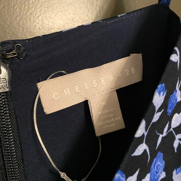 Blue Floral Dress - Picture 3 of 6